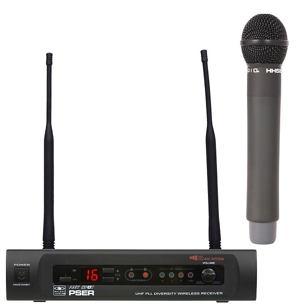 Immagine Galaxy Audio PSER-HH52 Hanheld Wireless Microphone System - Band D (584-607 MHz) - 1