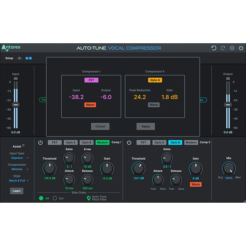 Antares Auto Tune Vocal Compressor Plug In Software License image 1
