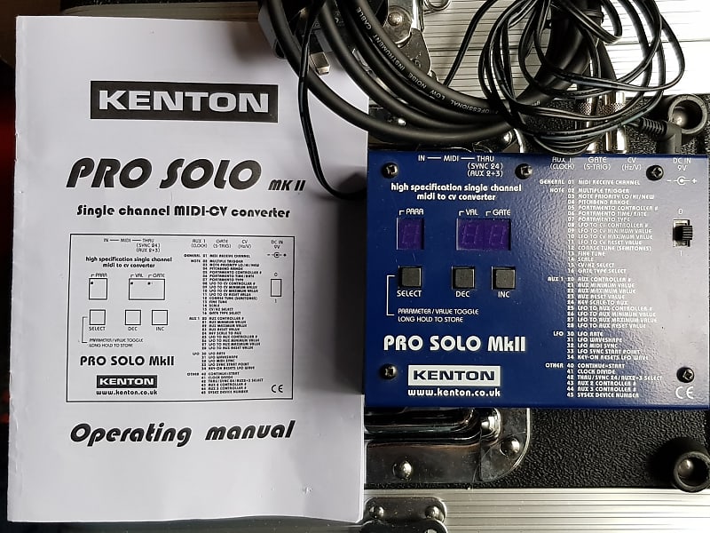 人気定番KENTON Pro Solo MKII MIDI CV/SYNC コンバーター MIDIキーボード、コントローラー