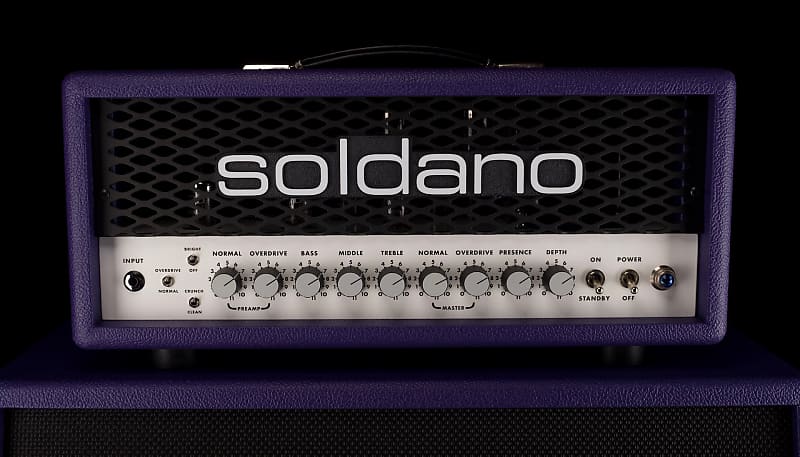 Soldano SLO-30 Custom Super Lead Overdrive 30-Watt Purple Guitar Amp Head image 1