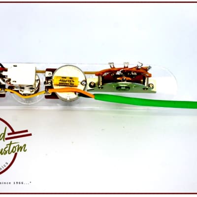 Hoagland Custom Handcrafted "Brent Mason" Style Tele Wiring w/4-Way Switching w/Mallory Mustard Cap image 2