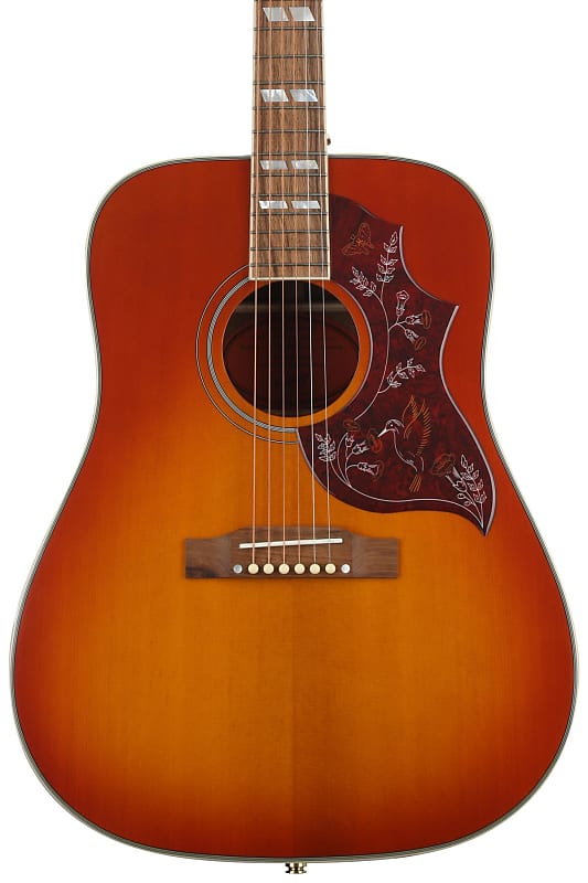 Epiphone Hummingbird Acoustic Guitar - Aged Cherry Sunburst Gloss