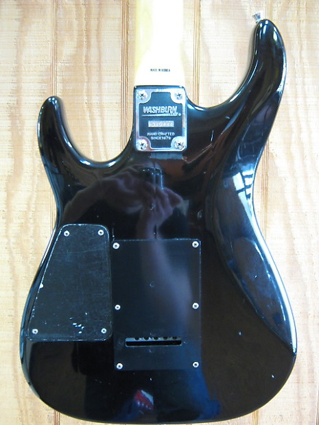 Washburn Mercury Black Electric Guitar | Reverb