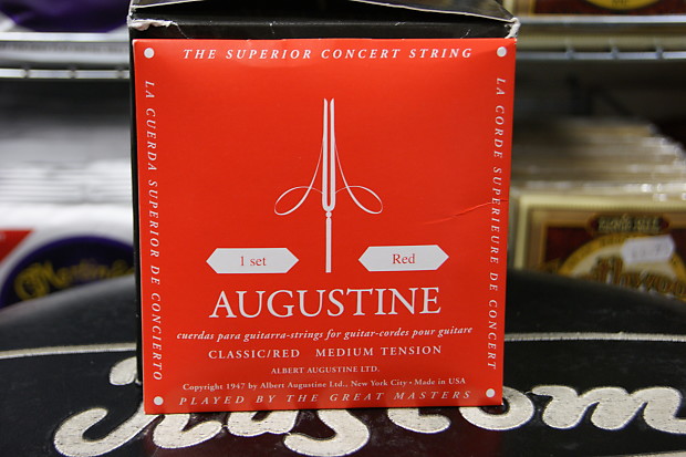 Augustine Classic Red Medium Tension Classical Guitar Strings image 1