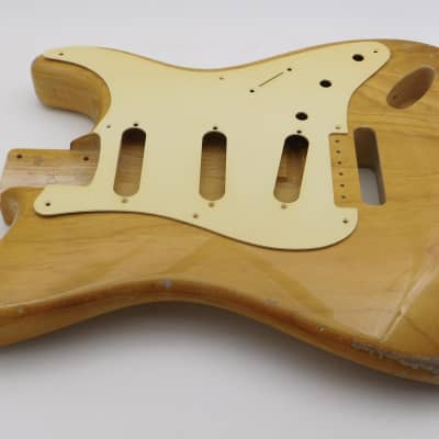 3lbs 12oz BloomDoom Nitro Lacquer Aged Relic Natural S-Style Vintage Custom Guitar Body image 7