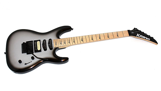 Kramer Striker 211 Custom FR Floyd Rose Silver Burst Electric