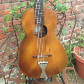 SUPERTONE Sears Roebuck Parlor Guitar 1920s / 30's nocbc as is Rare image 1