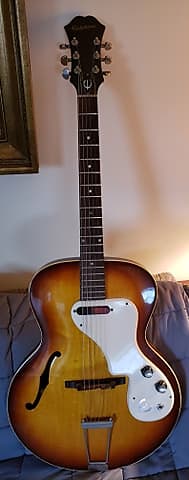 Gibson-Made Epiphone Granada E-444T Hollow-body Electric Guitar 1964 (?) With Original Case image 1