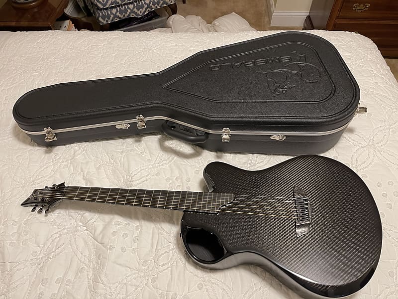 Emerald X20 Dreadnought Carbon Fiber Guitar 2022 Black Reverb