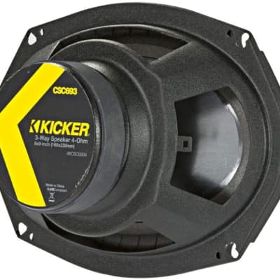 Kicker 46CSC6934 Car Audio 6x9 3-Way Full Range Stereo Speakers Pair CSC693 image 6