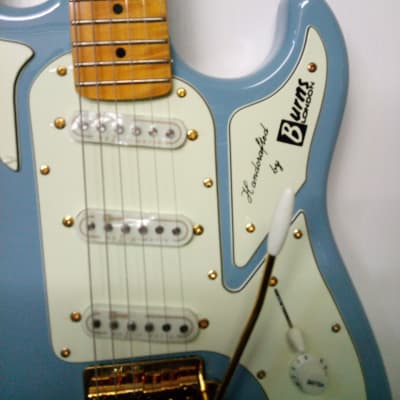 BURNS Marquee Club Series Guitar 1 of 1 Prototype NOS 2000 blue image 3