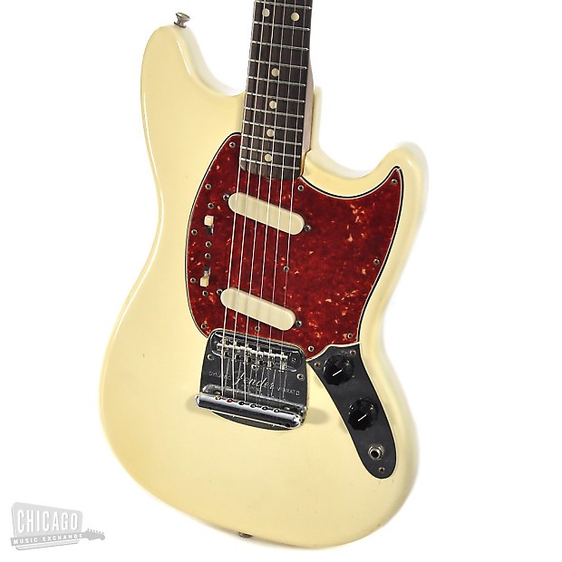 1965 Fender Mustang Olympic White REDUCED FROM 1 895 Reverb