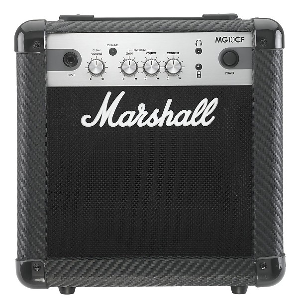Marshall MG Carbon Fiber MG10CF 2-Channel 10- Watt 1x6.5" Solid State Guitar Combo 2011 - 2018 image 1