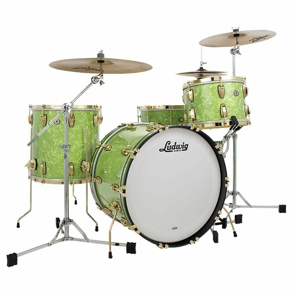 Ludwig 110th Anniversary Classic Maple Vintage Emerald Pearl 3pc