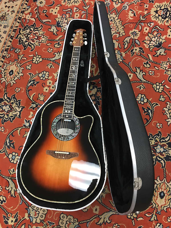Ovation 1769 Custom Legend Acoustic/Electric Guitar USA 1994 Sunburst with  Hardshell Case