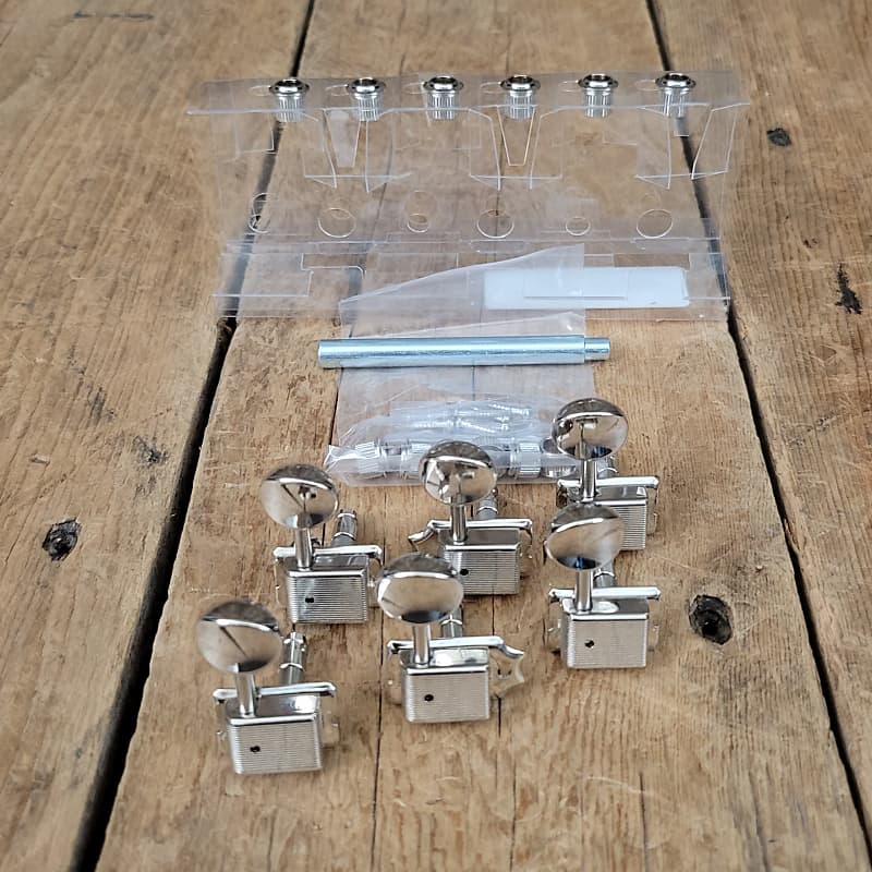 Gotoh Vintage RePro Kluson Style Strat Tele Tuner Set MIJ Reverb