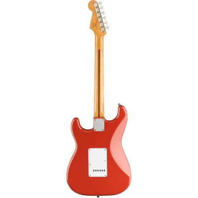 Squier Classic Vibe '50S Stratocaster Maple Fingerboard Electric Guitar Fiesta Red image 3