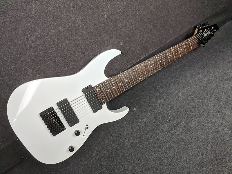 Ibanez RG8 1P-04 8-String Electric Guitar White Finish w Ibanez RG8 1P-04 8-String Electric Guitar White Finish w