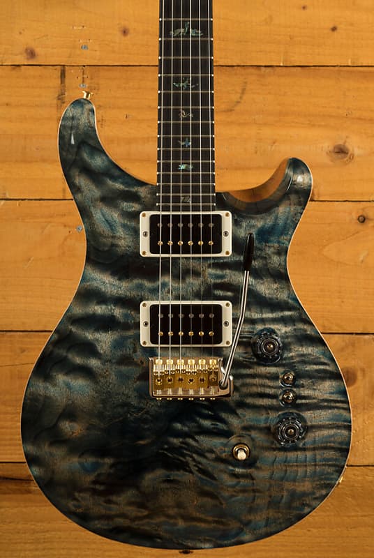 PRS Wood Library Custom 24-08 | Faded Whale Blue 1-Piece | Reverb