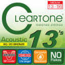 New Cleartone 7613 80/20 Bronze 13-56 Medium Acoustic Guitar Strings .013-.056