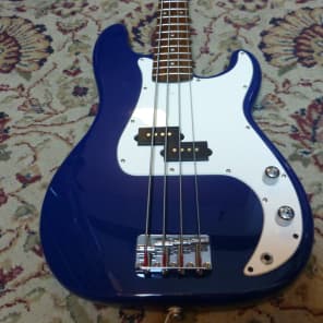 Fender Squier P Bass  Midnight Blue image 1