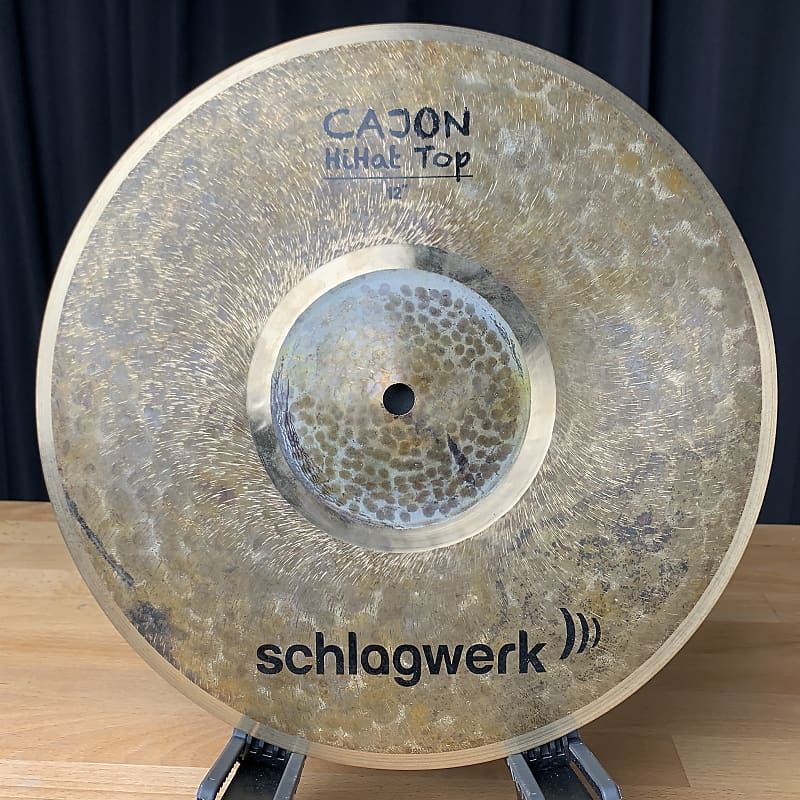 Schlagwerk 12" Cajon HiHat B20 Bronze brushed (handmade) Reverb