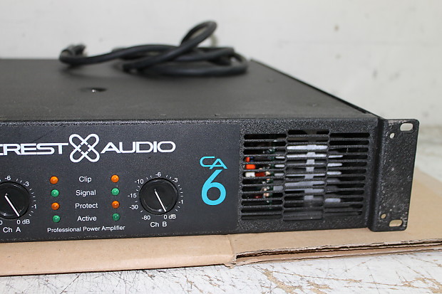 Crest Audio CA6 1500 watt Professional Power Amplifier | Reverb
