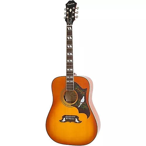 ギター Epiphone Dove Pro Epiphone Dove Pro Acoustic-Electric Guitar, Violinburst