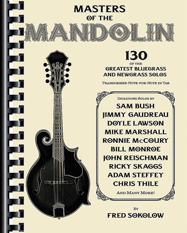 Masters Of The Mandolin (Spiral Bound Book) Reverb