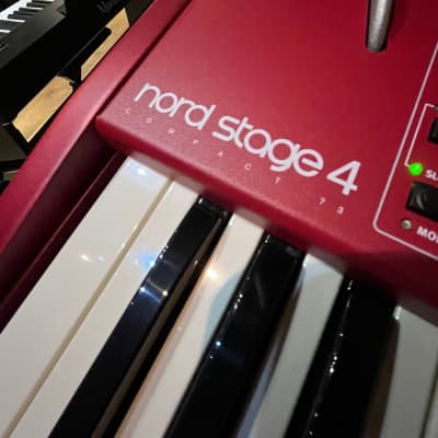 Nord Stage 4 SW73 Compact 73-Key Semi-Weighted Digital Piano 2023 - Present - Red image 2