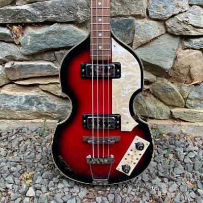 Crestwood Kawai Beatle Bass Professional Rebuild Gig Ready - Sexy for sale