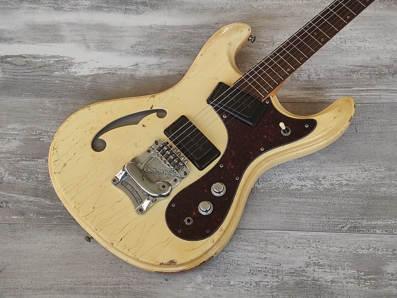 1960's Morales Japan (Mosrite) Ventures Semi Hollowbody Guitar