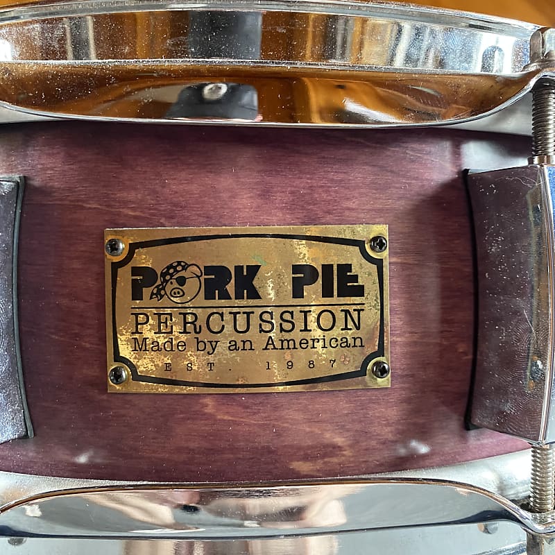 Pork Pie Vintage Maple Snare Drum 4.5x13 with Inde Strainer Reverb
