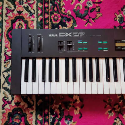 Buy used Yamaha DX27 Programmable Algorithm Synthesizer 1985 - Black