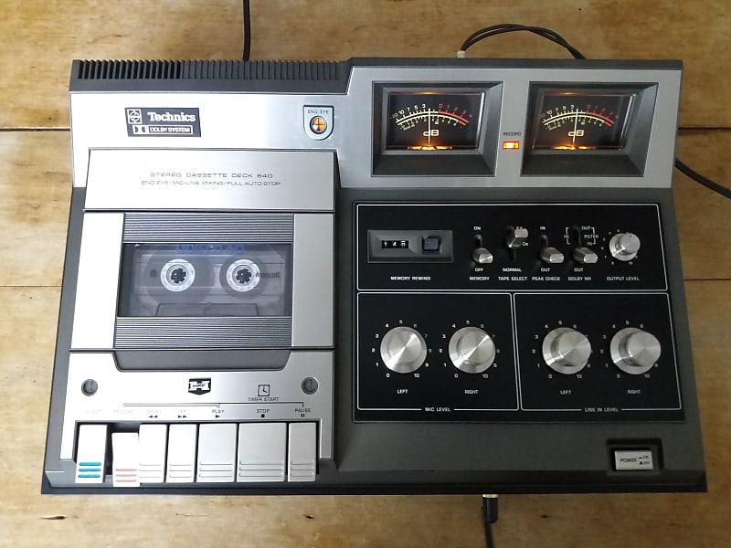 Technics Stereo Cassette Deck RS-640US Recorder Mixer 4-Track | Reverb