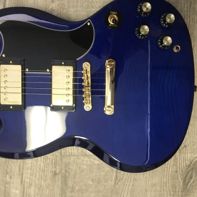 Epiphone SG G-400 Pro 2019 Transparent Blue | Reverb Epiphone SG G-400 Pro 2019 Transparent Blue | Reverb