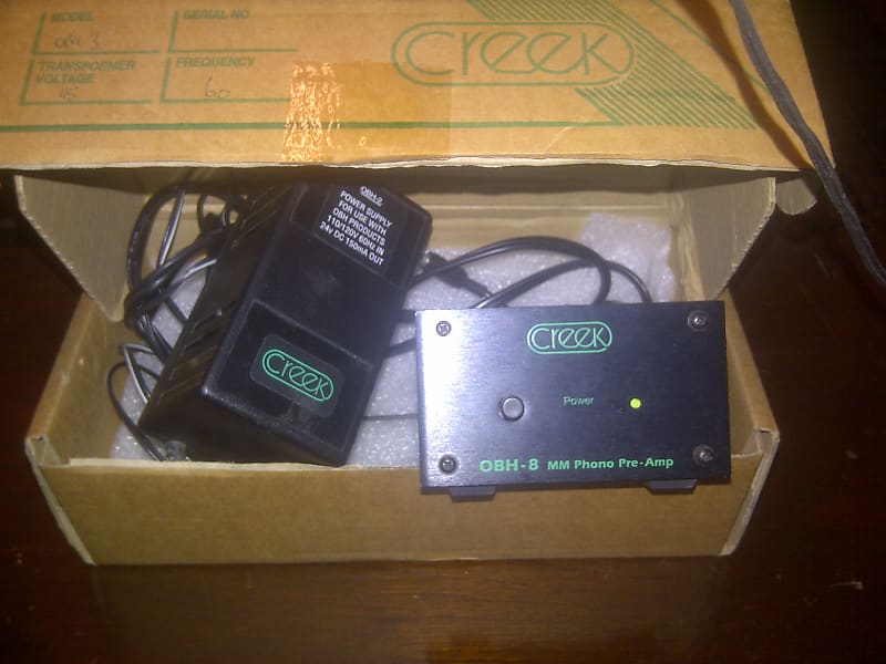 Creek OBH-8 MM Phono Pre-Amp with audiophile OBH-2 power supply upgrade  			