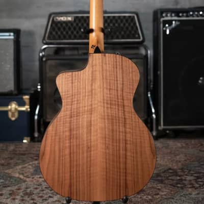 Taylor 114ce Grand Auditorium Acoustic/Electric Guitar with Gig Bag - Factory Demo image 9
