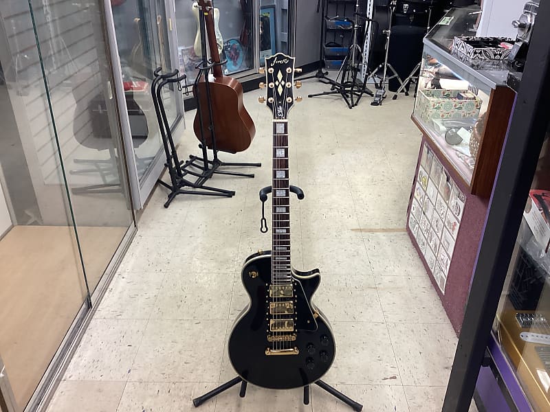 Firefly Les Paul elite 2000s Black and gold Reverb