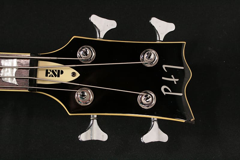 ESP LTD EC-304AT 2002 - Ebony - Semi Hollow - Korea - rare