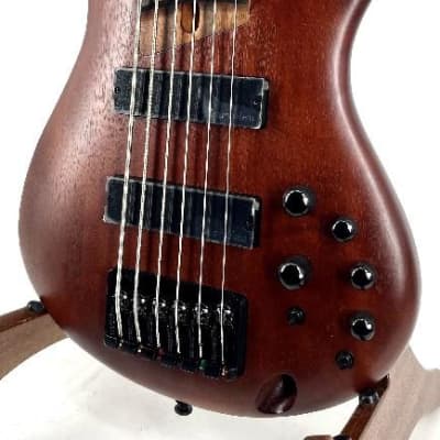 Ibanez SR506EBM SR Standard 6 String Electric Bass - Brown Mahogany Serial#:I230317133 image 4