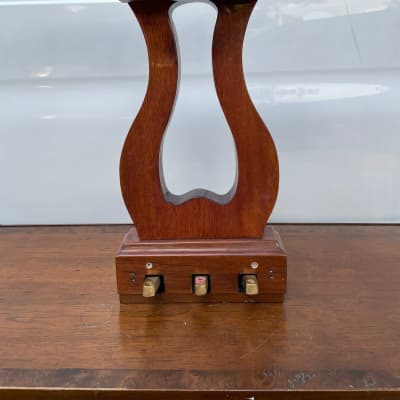 Grand Piano walnut pedal curved design image 3