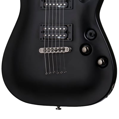 Schecter C-1 SGR 6-String Electric Guitar - Midnight Satin Black for sale