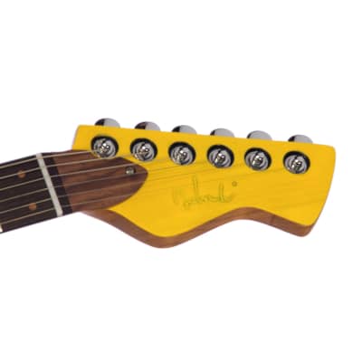 Malinoski Guitars HiTop #371 - Trans Yellow - Custom Hand-Made Electric - Boutique Guitar Showcase! image 9