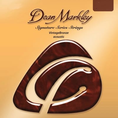 Dean Markley Guitar Strings Acoustic Medium Light Vintage Bronze 12-54 for sale