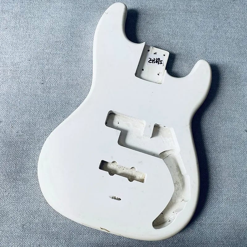 White Basswood Precision P Bass Style Body | Reverb