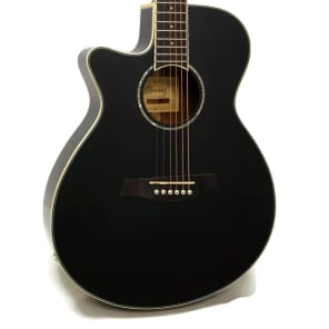 Ibanez AEG10LII Left-Handed Acoustic-Electric Guitar - Black image 1