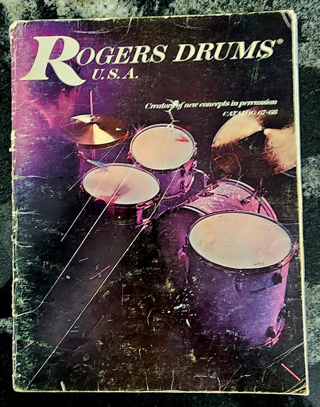 Rare/vintage Rogers Drum Catalog 1967/68 Reverb