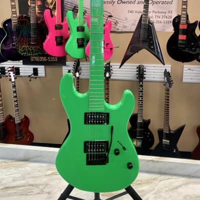 Dean Custom Zone Electric Guitar - Nuclear Green for sale