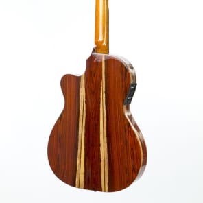 Pinol Guitars All Solid Cocobolo Rosewood Back+Side & Cedar Top  Grand Spanish Classical image 4